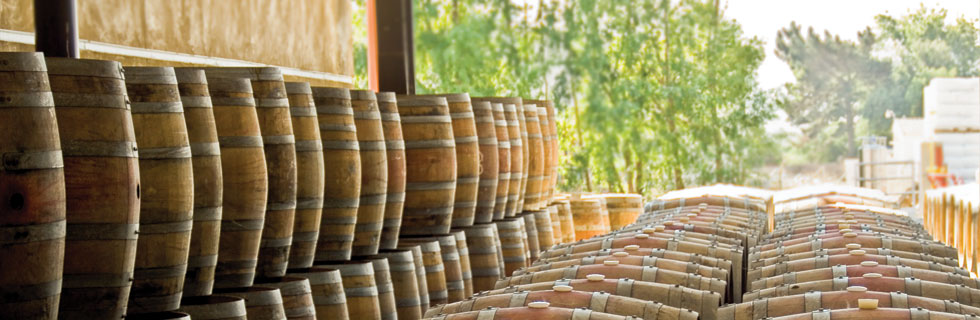 Blackstone winemaking barrels