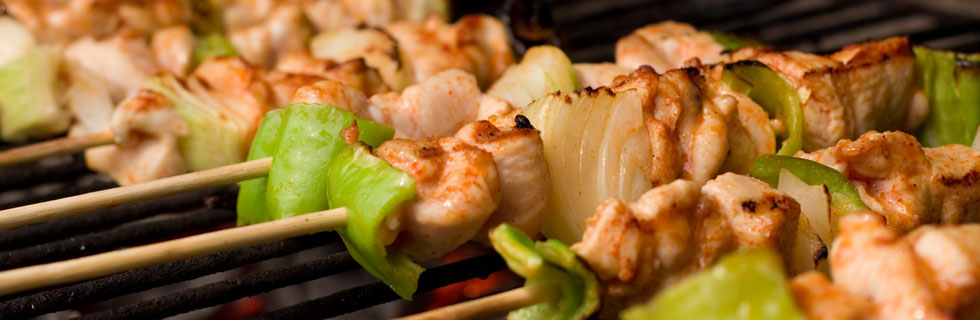 Mango Chicken Kabobs