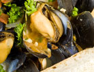 Steamed Mussels with Wine, Parsley and Garlic