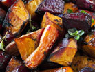 Braised Sweet Potatoes with Sausage and Fennel
